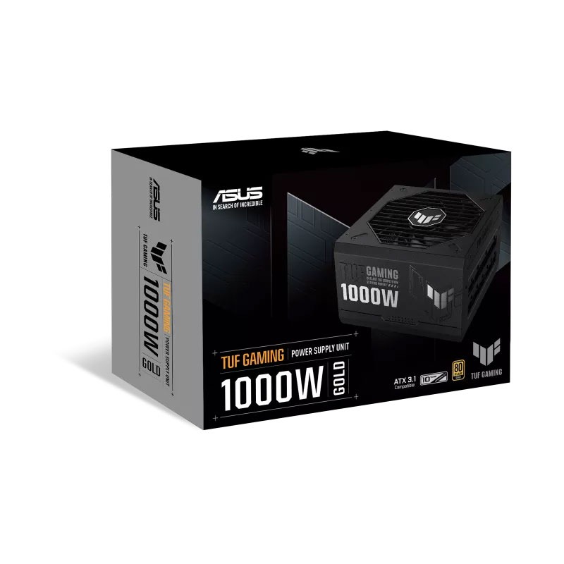【PSU】ASUS TUF 1000W 80Plus Gold【中古】 Power Supply ASUS TUF GAMING 1000W – 80+ GOLD ATX 3.1 High